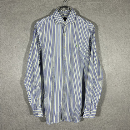 "Ralph Lauren" broad color stripe shirt