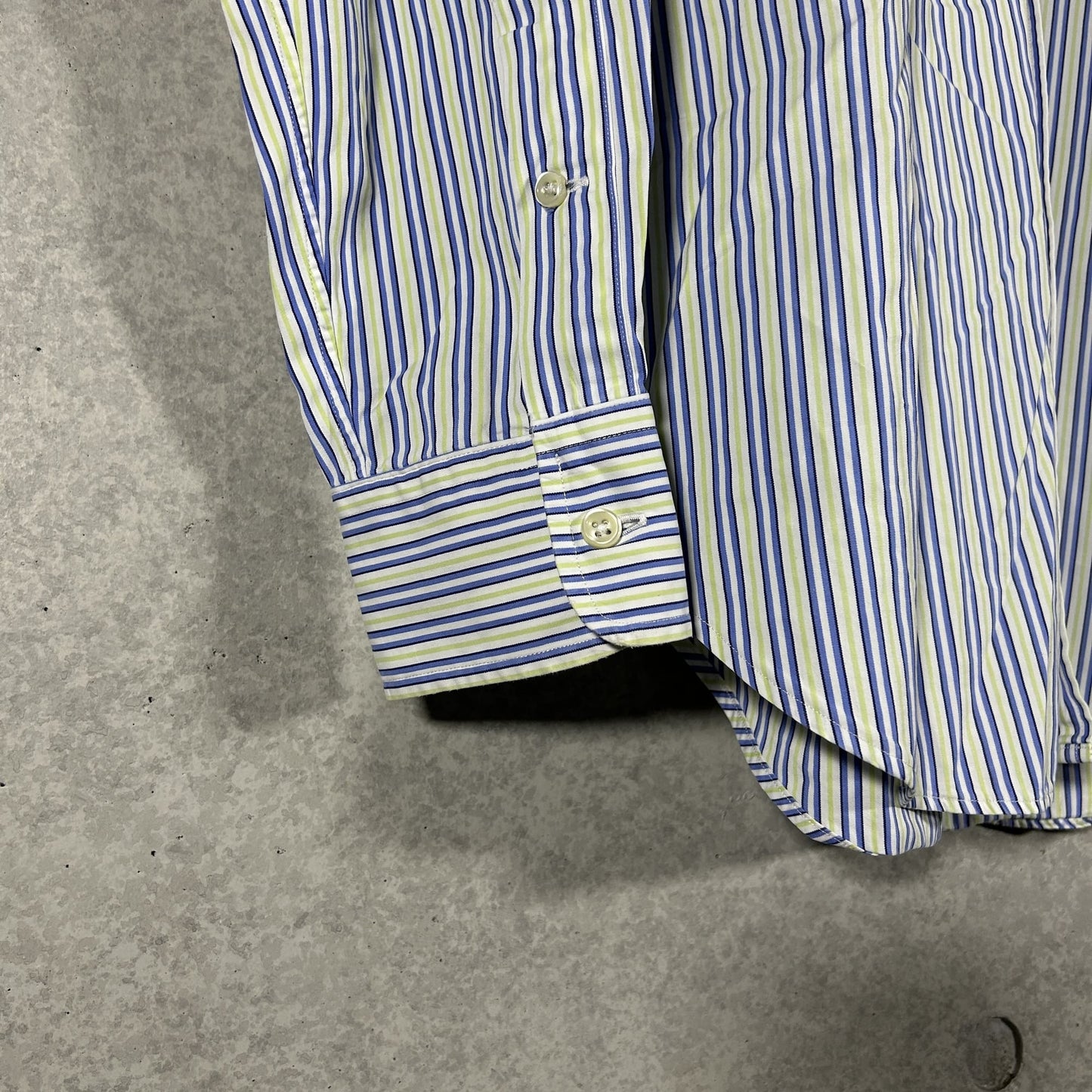 "Ralph Lauren" broad color stripe shirt