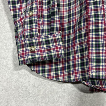 "Ralph Lauren" over check shirt