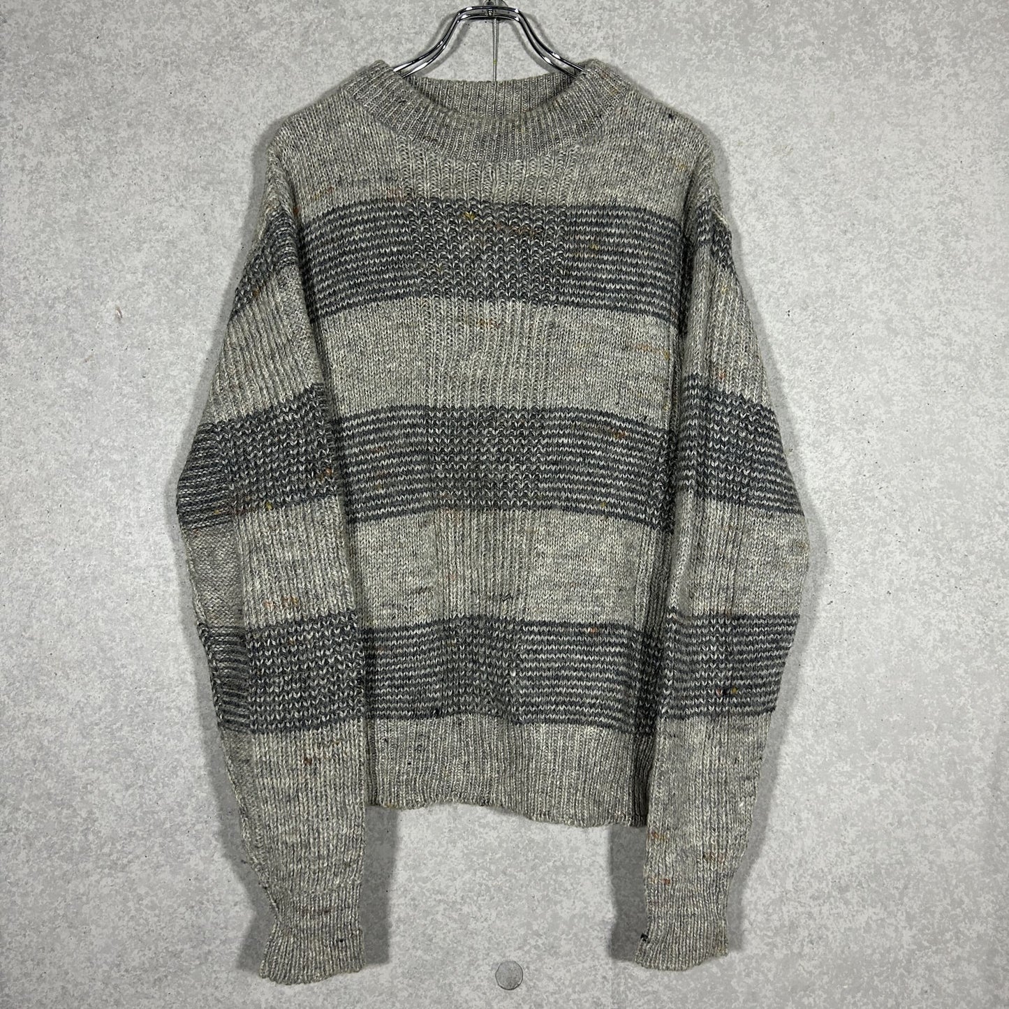 "PENDLETON"  big border acrylic knit