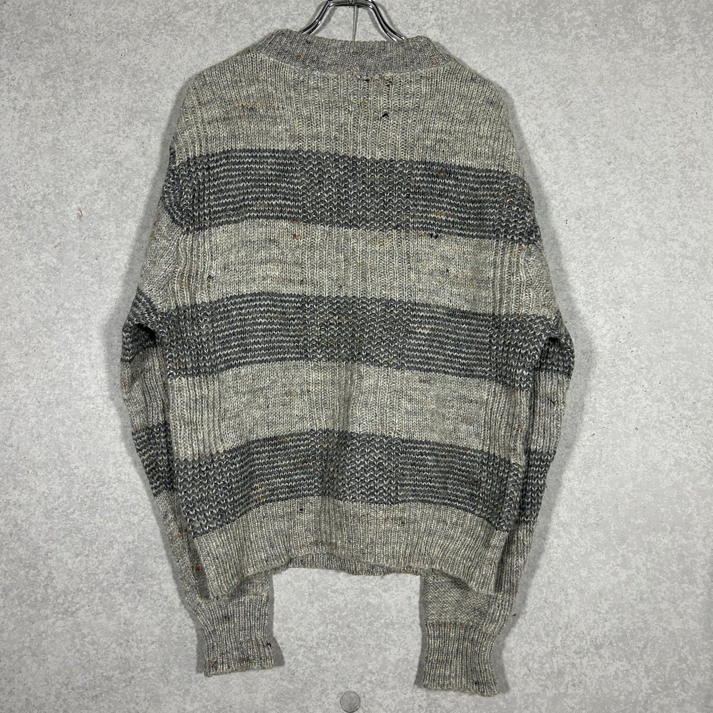 "PENDLETON"  big border acrylic knit