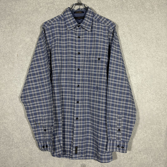 "Tommy Hilfiger"  90‘s blue gingham check shirt