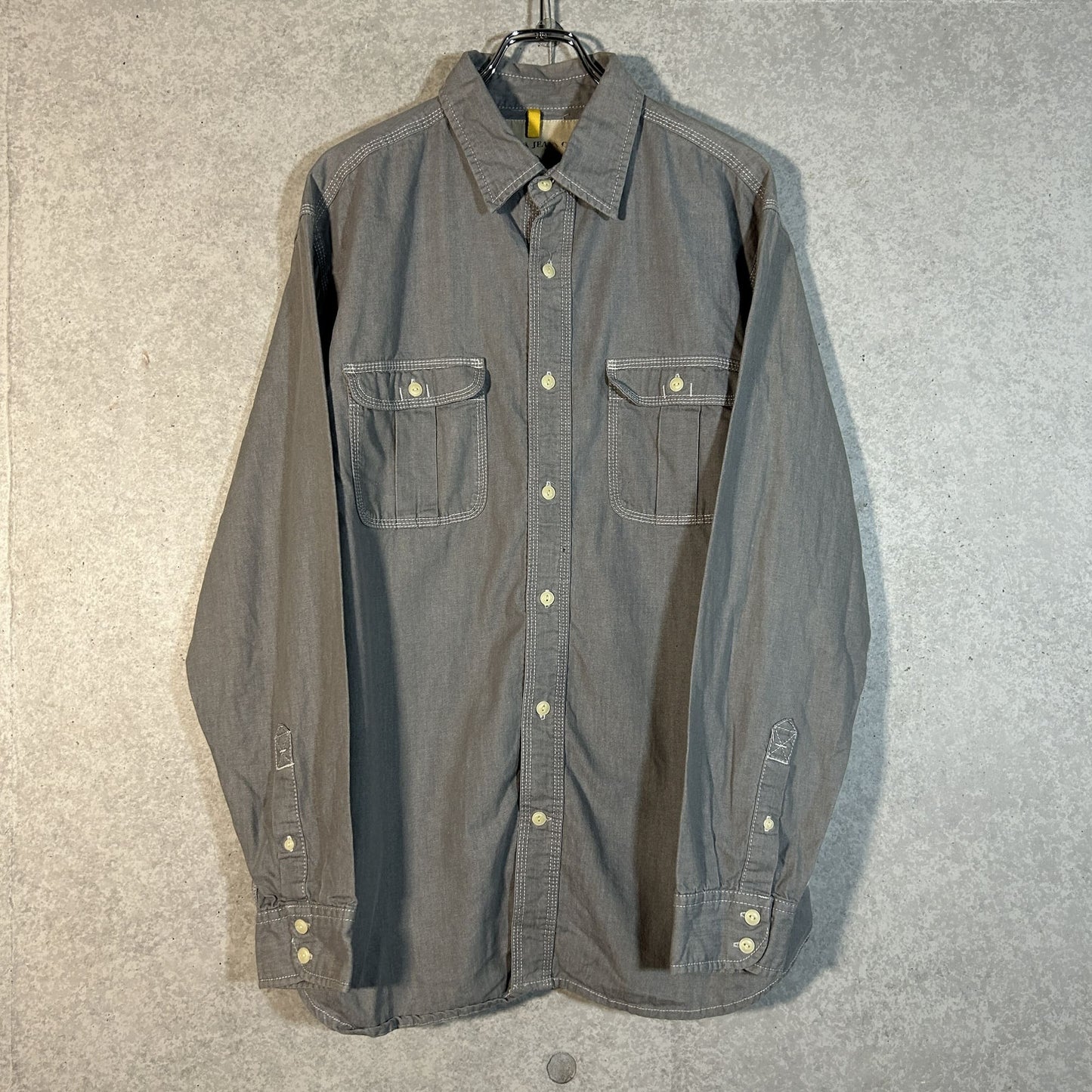 "NAUTICA" gray denim shirt