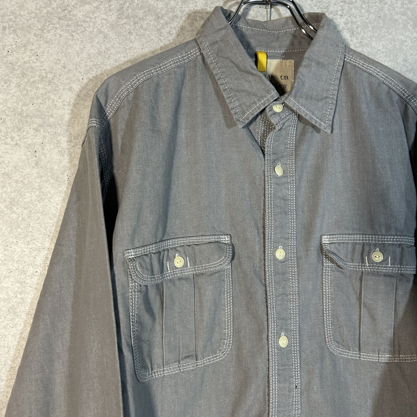 "NAUTICA" gray denim shirt