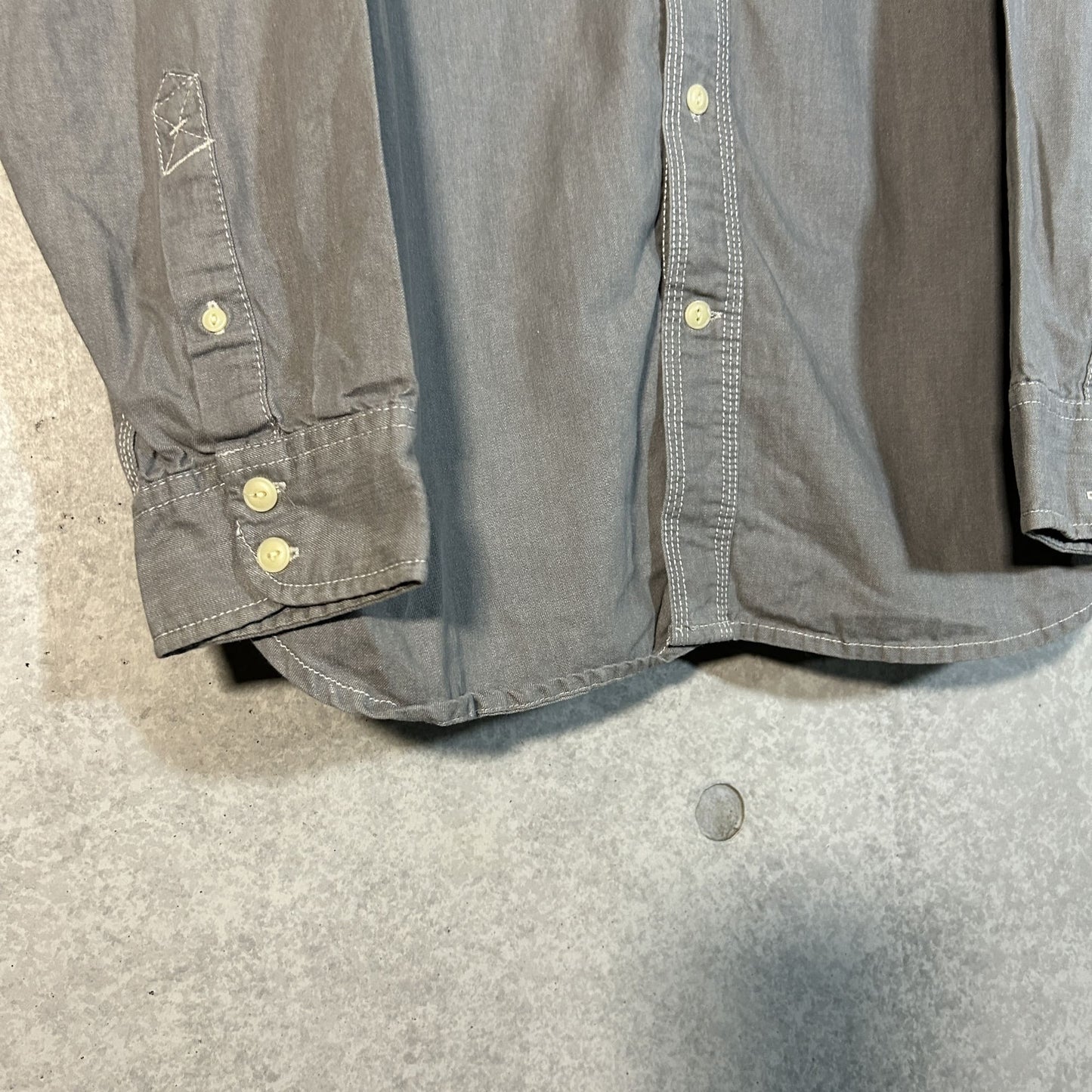 "NAUTICA" gray denim shirt