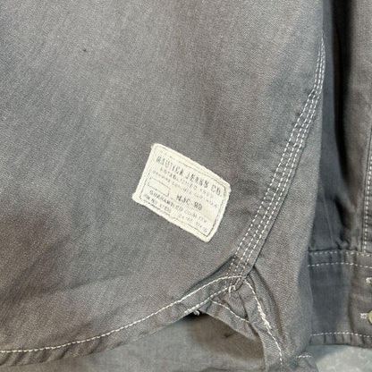 "NAUTICA" gray denim shirt