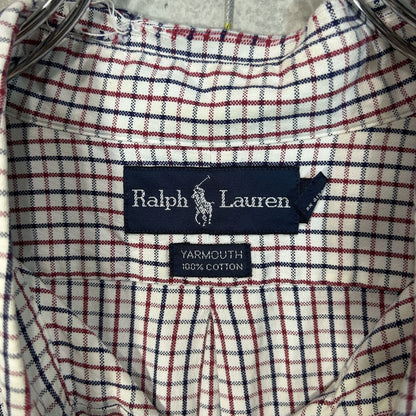 "Ralph Lauren" oxford gingham check shirt