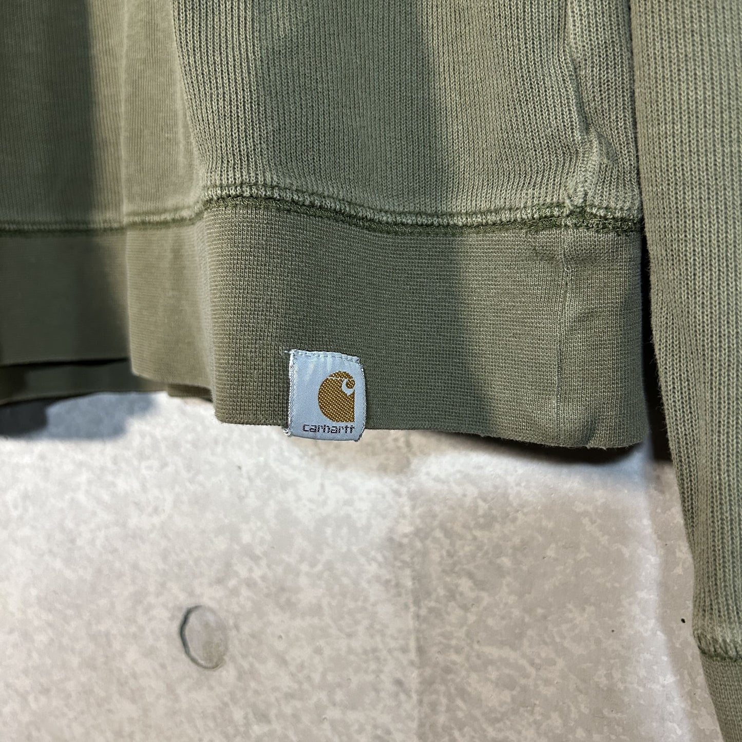 "Carhartt" green cotton sweat