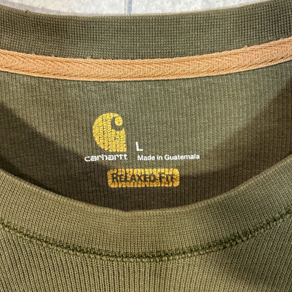 "Carhartt" green cotton sweat