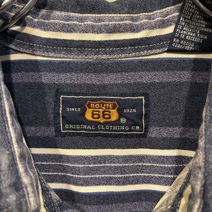 "ROUTE 66" 90's Check shirt