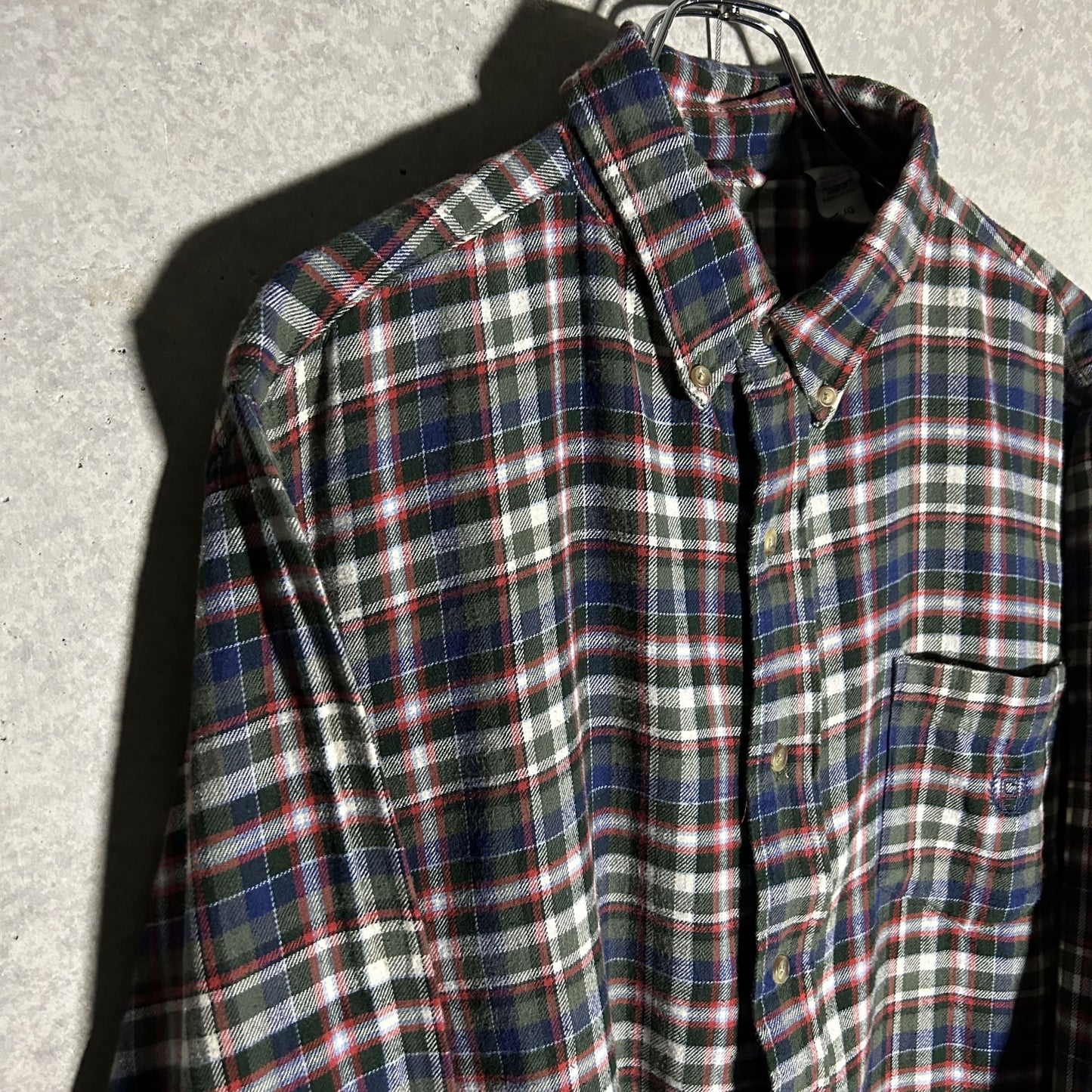 "CHAPS" check flannel shirt