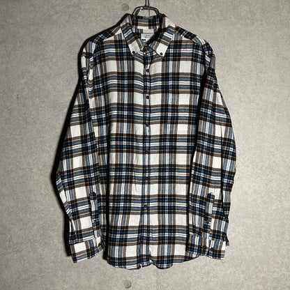 white check flannel shirt