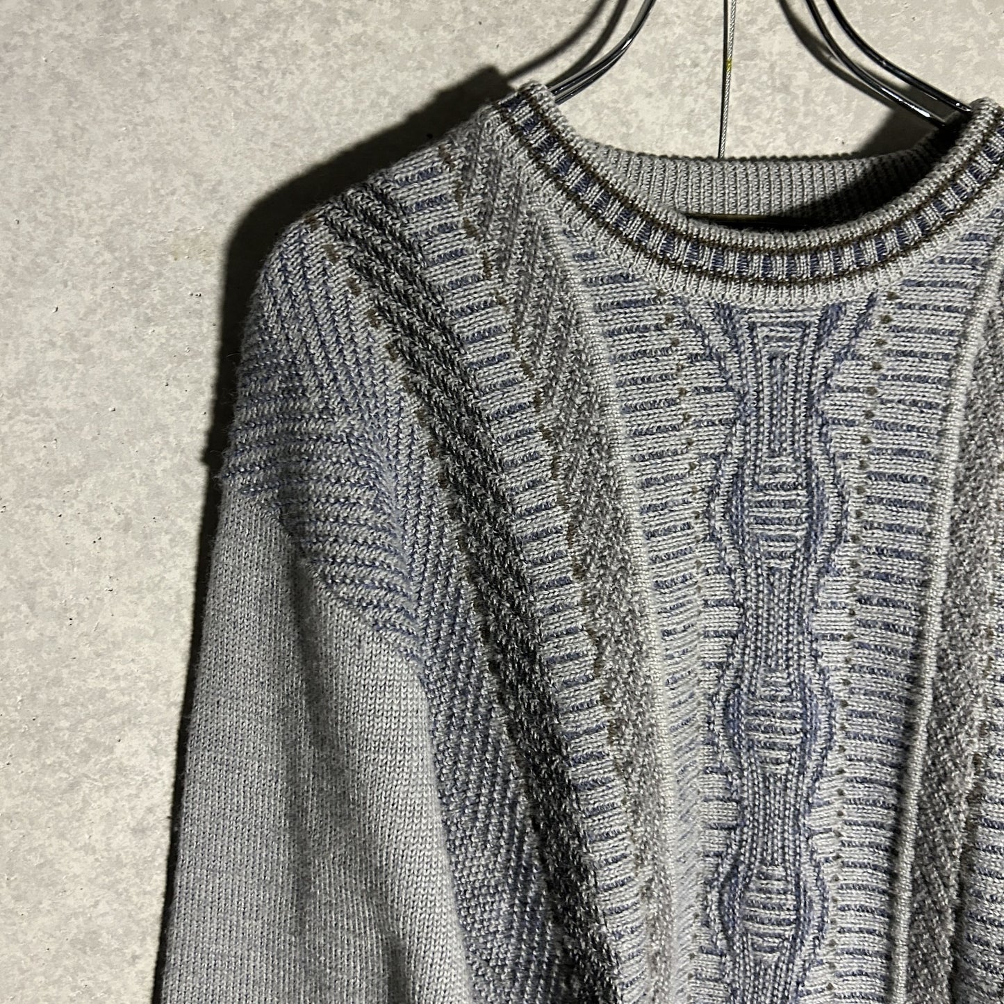 glay geometric pattern knit