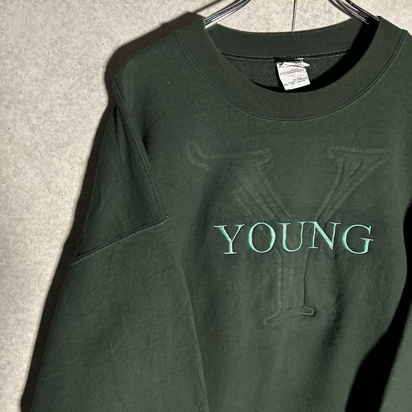 "GILDAN" "young" embroidery print sweat