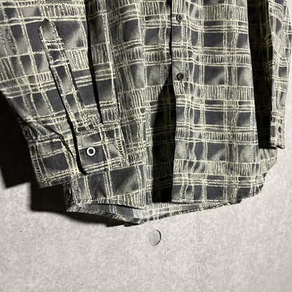 geometric window pattern shirt