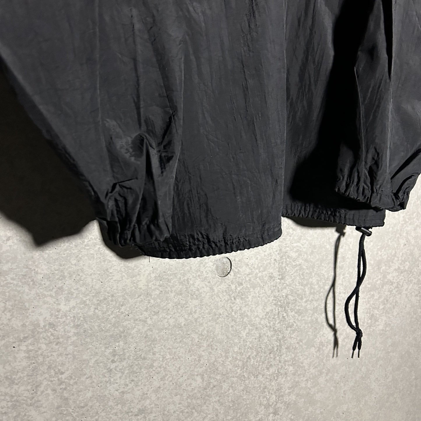 "PORT AUTHORITY" black nylon jacket