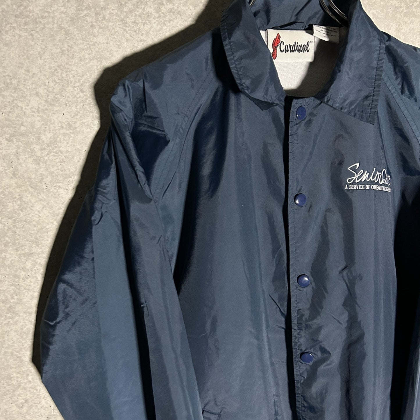 "Cardinal" navy nylon jacket