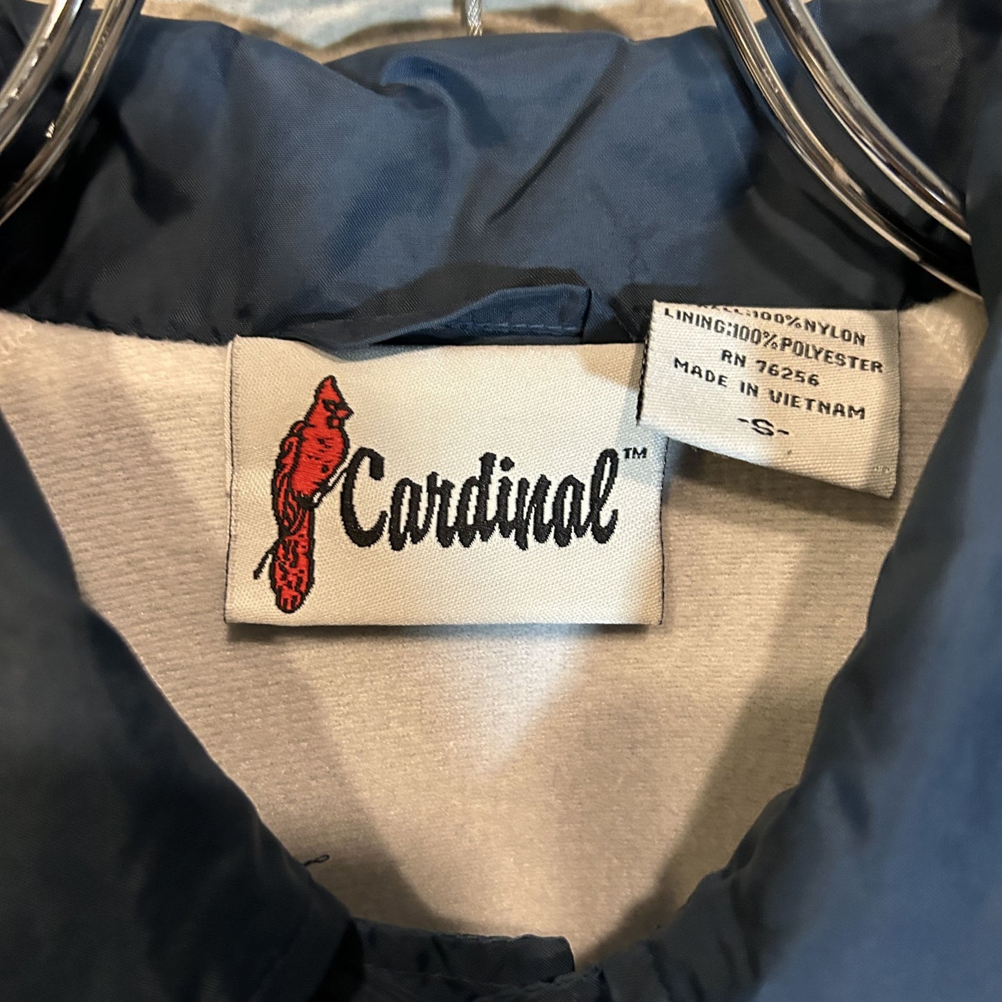 "Cardinal" navy nylon jacket