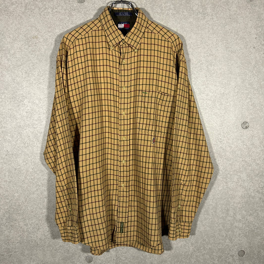 tommy hilfiger block check  shirt