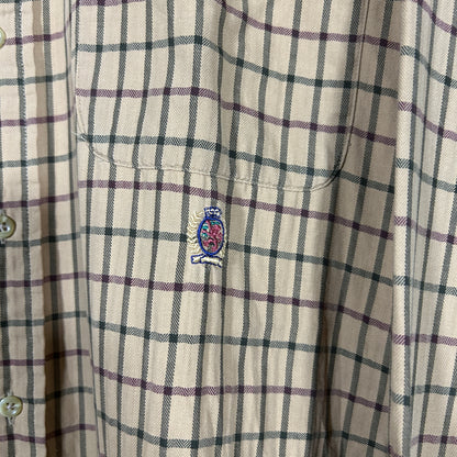 tommy hilfiger block check  shirt