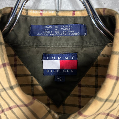 tommy hilfiger block check  shirt