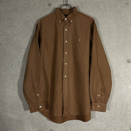 "Ralph Lauren" brown oxford shirt