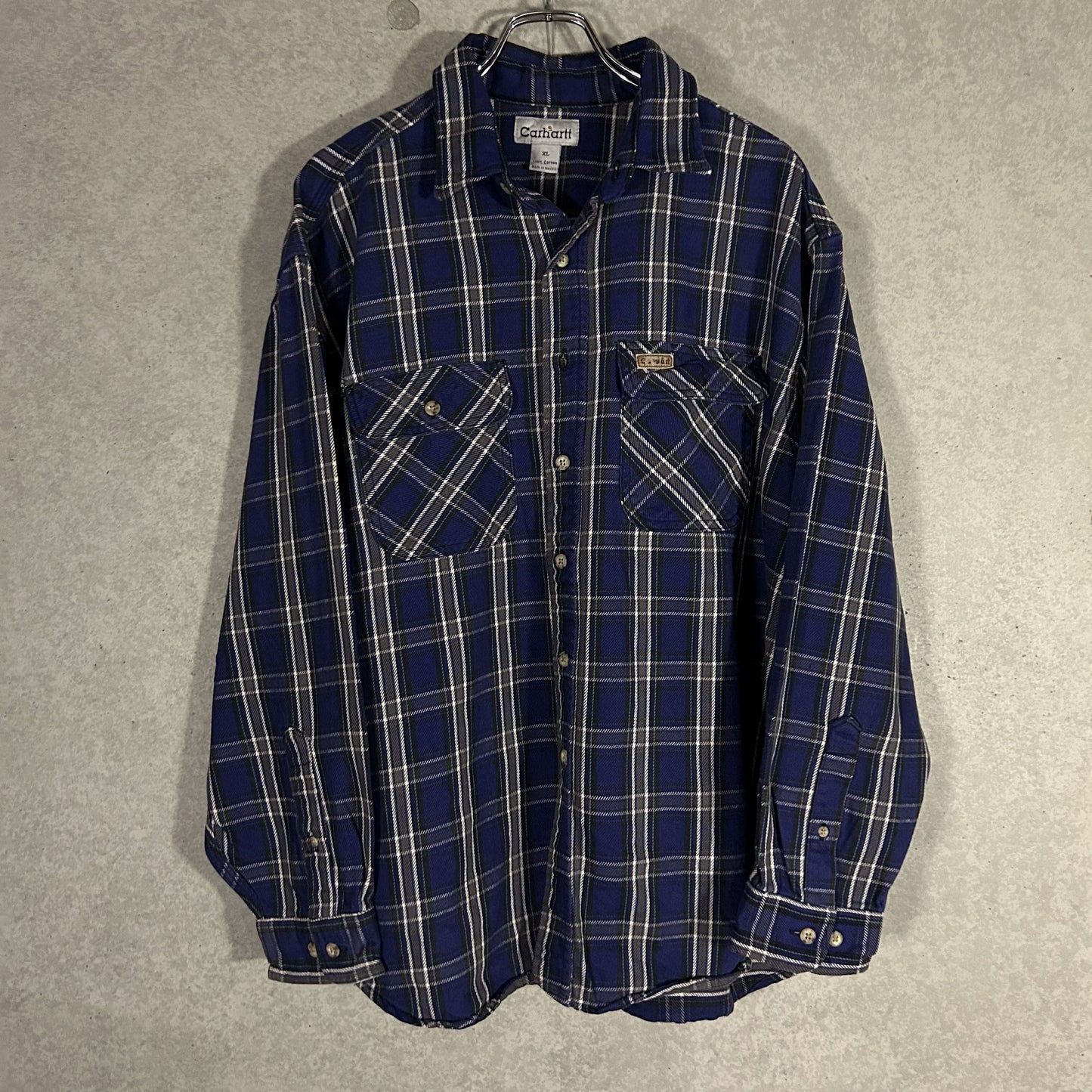 "Carhartt" check flannel shirt