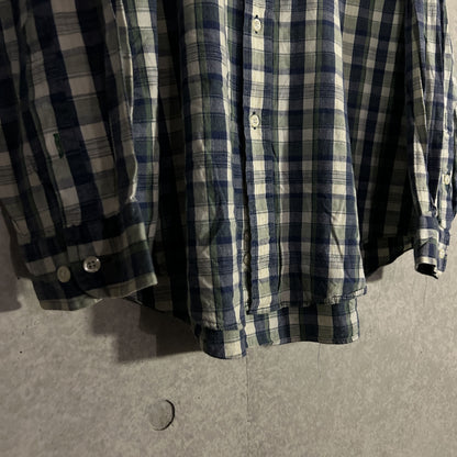 tommy green block check shirt