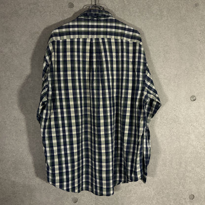 tommy green block check shirt