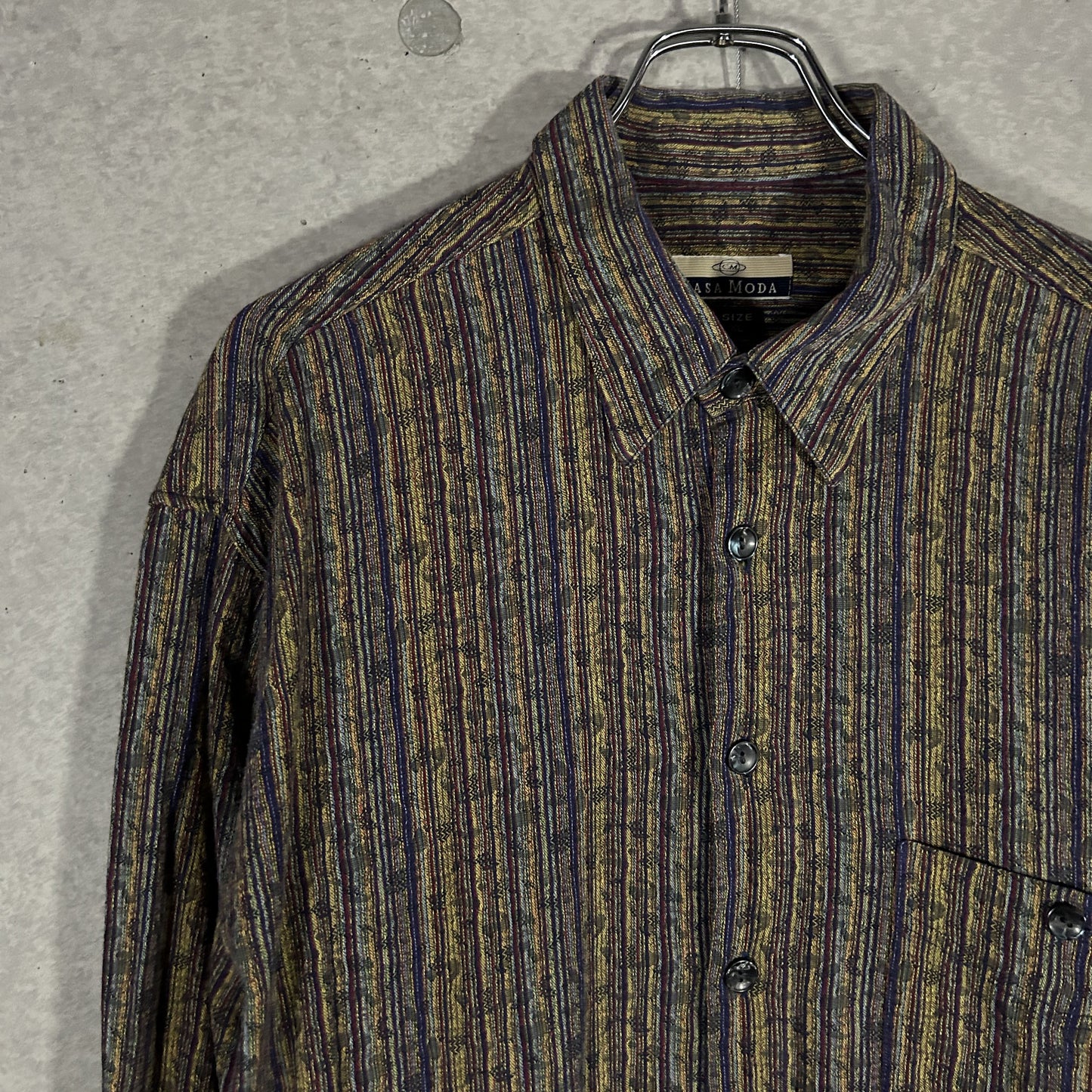 multi color classic stripe shirt