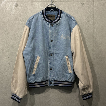 denim stadium jacket