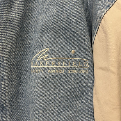 denim stadium jacket