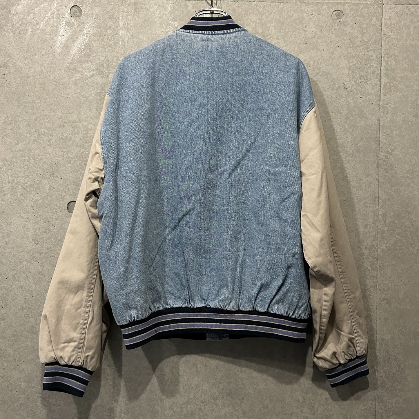 denim stadium jacket