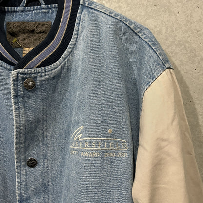 denim stadium jacket